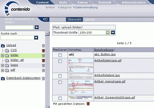Contenido CMS